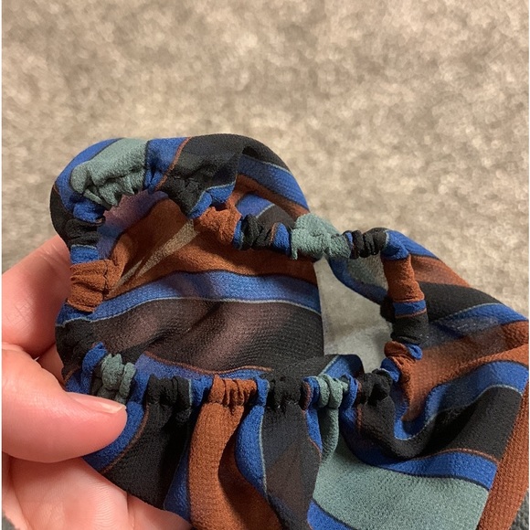 Madewell Sheer Sleeve Top in Academy Stripe - Picture 6 of 7